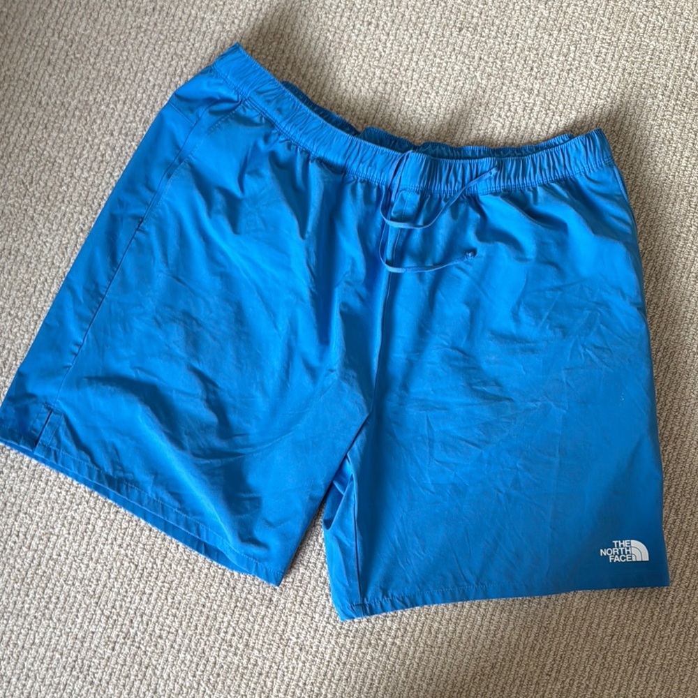 The North Face Vibrant Blue 7” Active Shorts